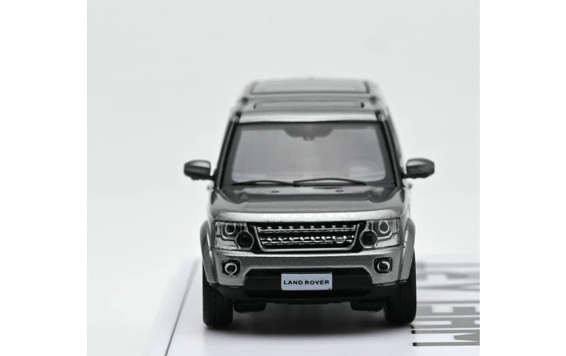 1:64 Land Rover Discovery 4 2014 Grey Silver Wheel Whelart   DIECAST Model