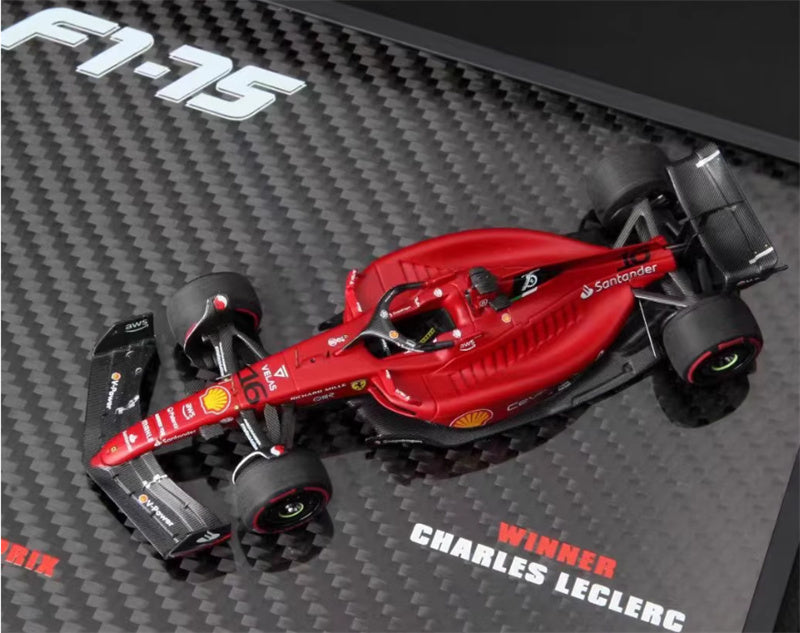 1:43 BBR MODELS 2022 Ferrari F1-75 Bahrain GP CHARLES #16 & 2nd CARLOS #55 LTD view8