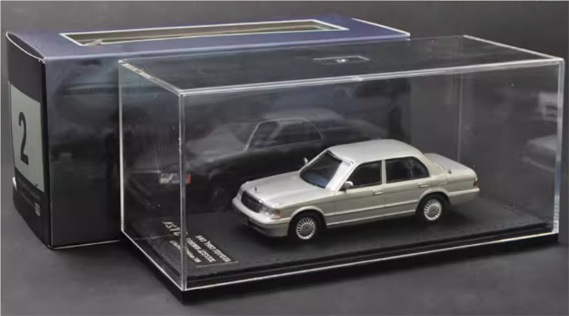 1:43 TOYOTA Crown JZS133L 1993 silver  STC Limited Edition 799PCS ONLY DIECAST Car Model