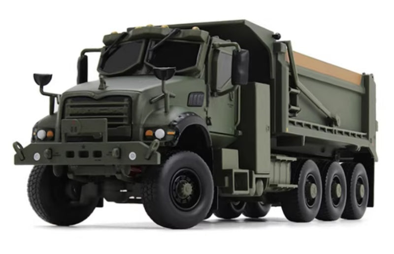 1:50 Mack Tan Mack Defense M917A3 DCP military green Diecast Model view1
