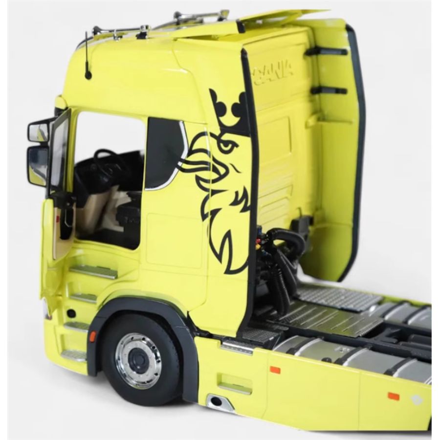 NZG Scania V8 730S 4x2 tractor yellow 1:18 DIECAST Truck Lorry