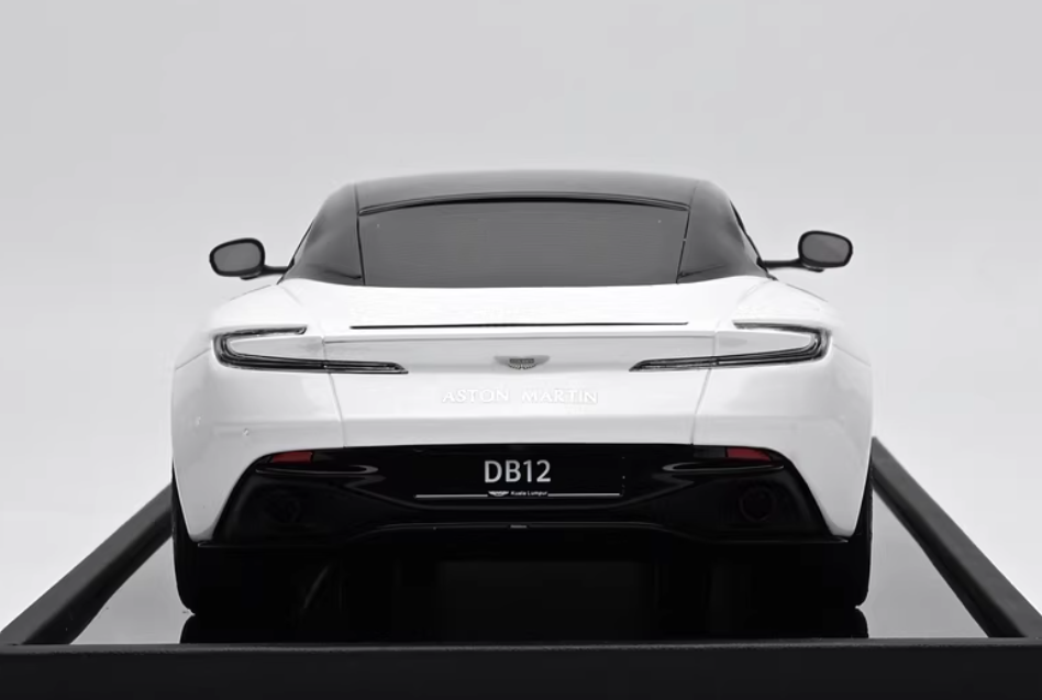 1:18 Aston Martin DB12  Moonlight White  MOTORHELIX Coupe‌ LTD 99PCS ONLY Resin car Model
