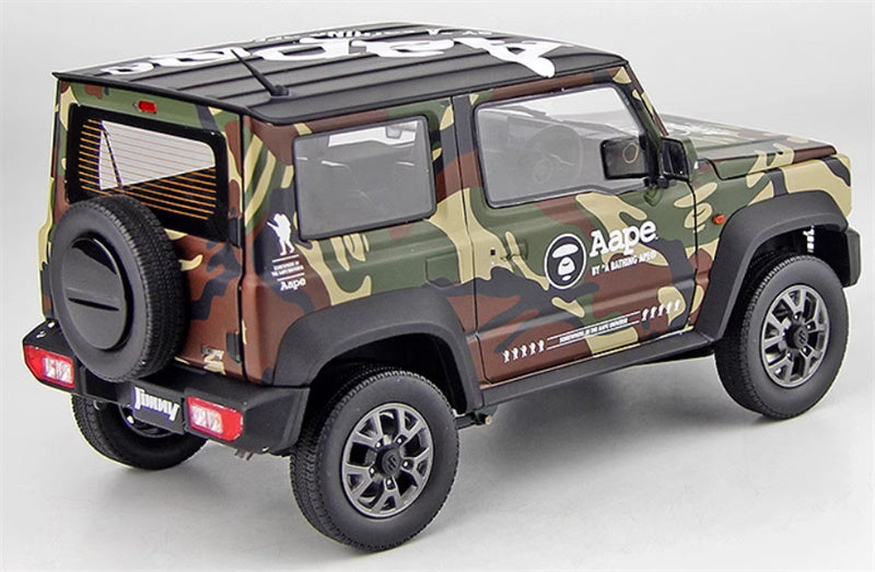 BM Creations Suzuki Jimny JB74 2018 Camouflage Field Edition Right hand drive Limited Edition 600PCS ONLY 1:18 Car Pre-built Model view4