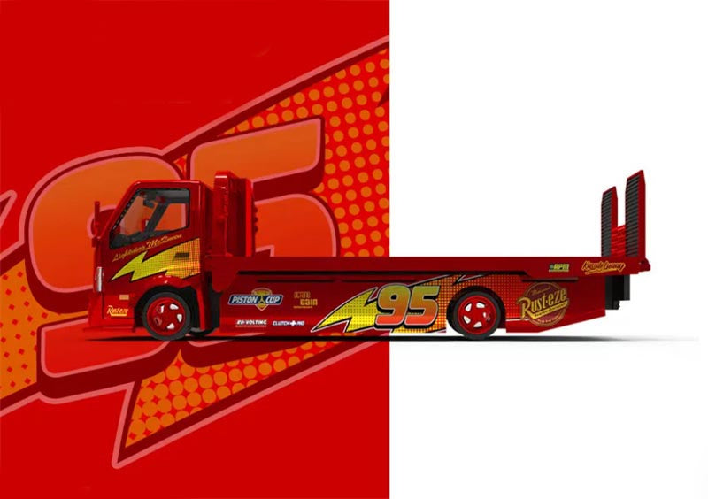 1:64 Hino H300 Red COOL.CAR Limited Edition 999PCS ONLY DIECAST Model