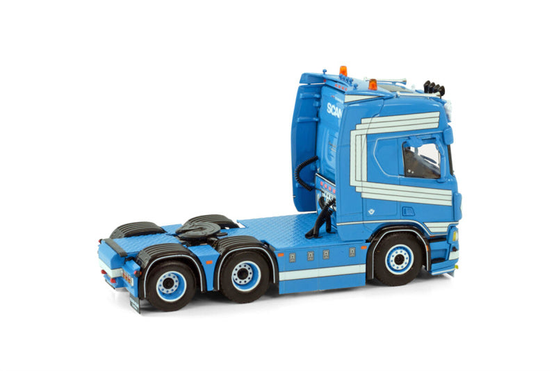 WSI SCANIA R HIGHLINE CR20H 6X2 TAG AXLE DANNY VAN DEN HEUVEL 1:50 Truck Pre-built Model