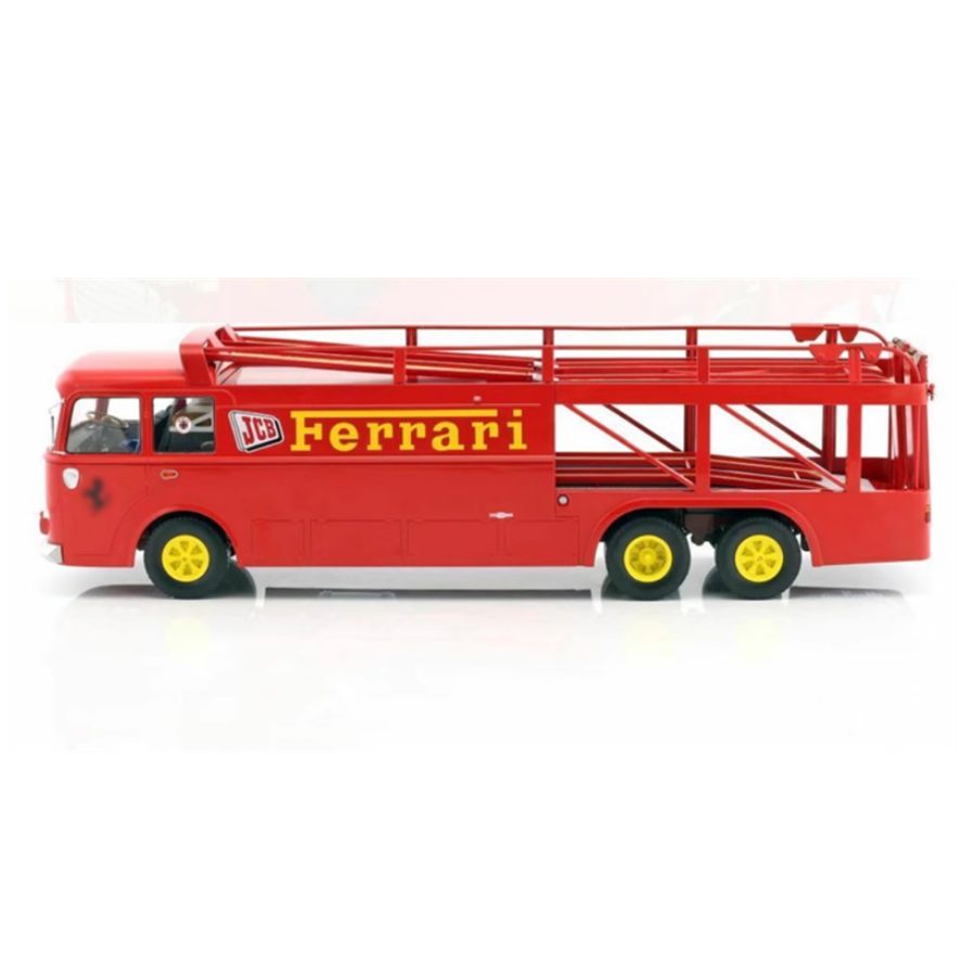 NOREV Fiat Bartoletti 306/2 Ferrari JCB racing transport vehicle 1:18 DIECAST Truck Lorry