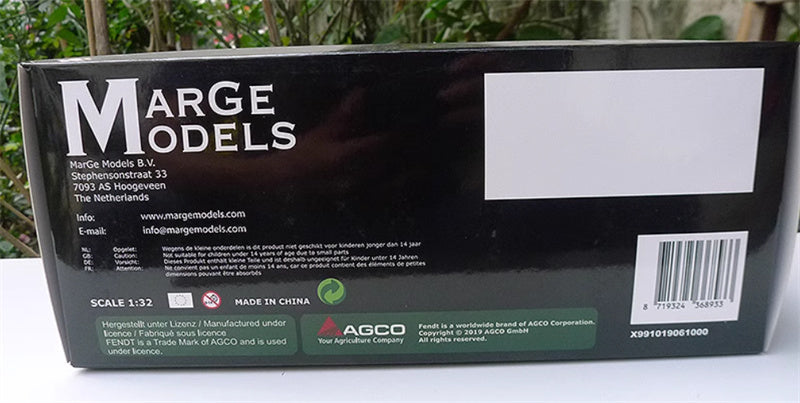 Marge Models Fendt Slicer 4080 TL mower 1:32 Truck Accessories Pre-built Model