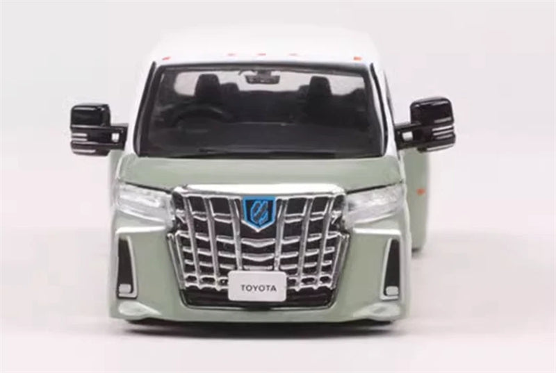 GCD TOYOTA NATS Alphard Pickup Super Dually Cream Green Limited Edition 500PCS ONLY RHD 1:64 Truck Pre-built Model view6