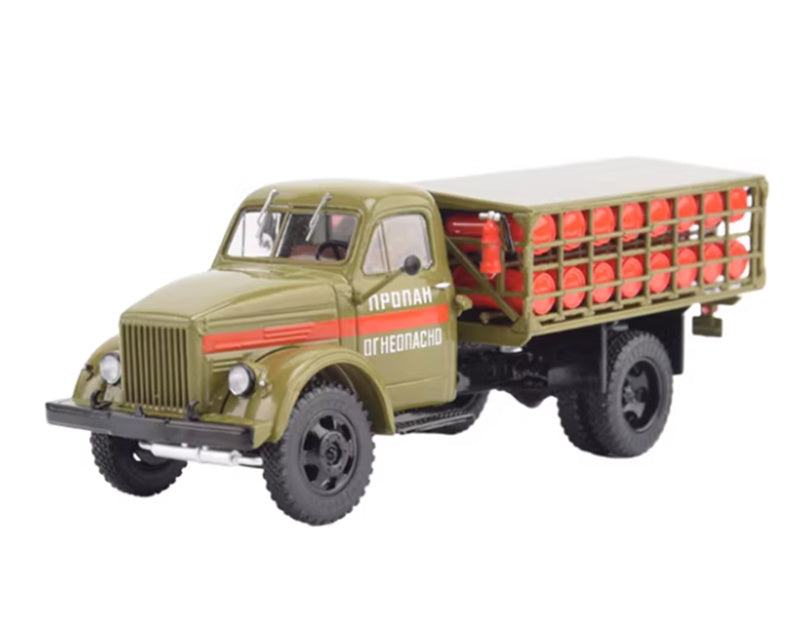 StartScaleModels Soviet GTK-32 (51) GAZ LPG Tanks Delivery Truck 1:43 Truck Pre-built Airliner Model Display view1