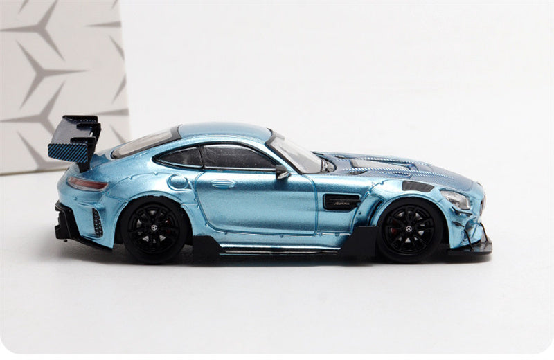 1:64 Mercedes-Benz AMG GT S Carbonerre Wide Body Ice Blue Rhino Model Limited Edition 499PCS ONLY DIECAST Model