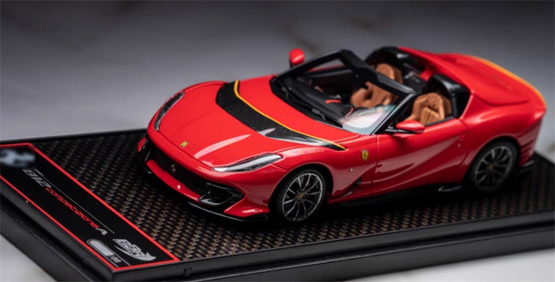 BBR MODELS Ferrari 812c compitizone Aperta red LTD 88PCS ONLY 1:43 Car Model view3