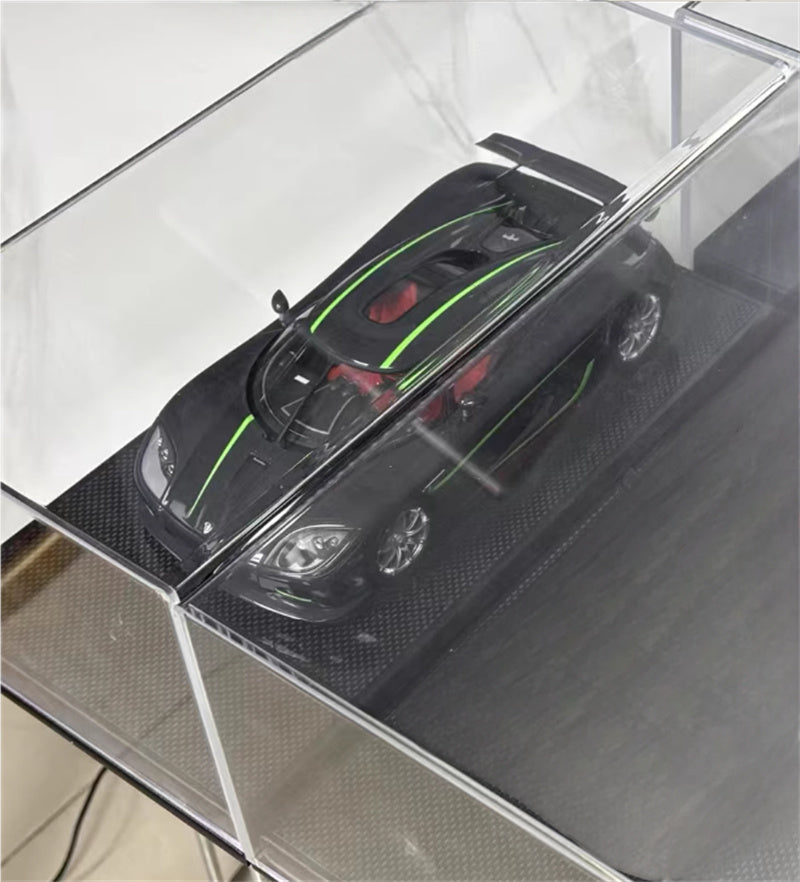 1:18 Koenigsegg CCXR Fluorescent green VMB Resin Car Model view3