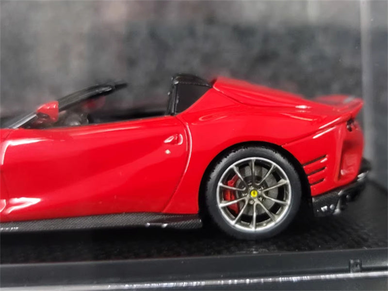 BBR MODELS Ferrari 812 competizione A red Silver stripe LTD 68PCS 1:43 Car Model view7