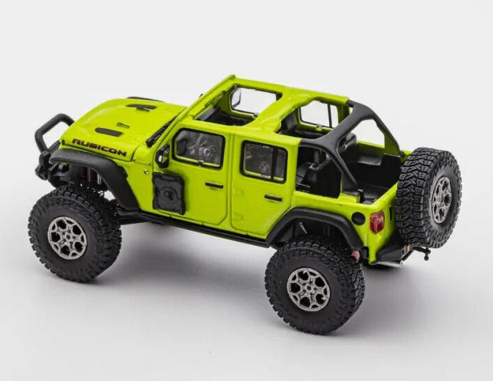 GCD 1:64 Jeep Wrangler Rubicon Off Road Big Wheels Diecast Model