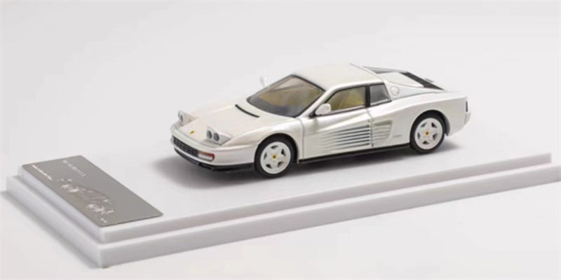 XF MODEL Ferrari Testarossa F110 supercar White 1:64 Car Pre-built Model view7