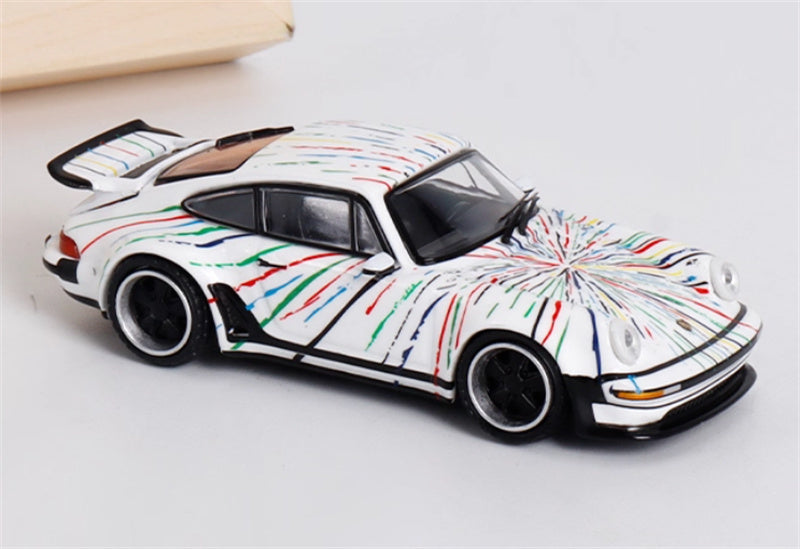 Rhino Model Porsche Singer Turbo Study 930 Speed section SJ87 coating 1:64 Car Pre-built Model view4