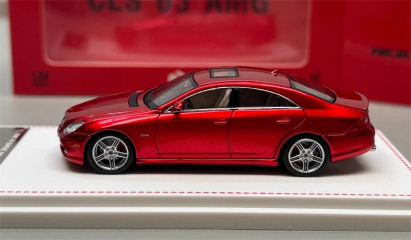 Focal Horizon Mercedes BENZ CLS63 AMG first generation C219 metal red Limited Edition 699PCS ONLY 1:64 Car Pre-built Model view2