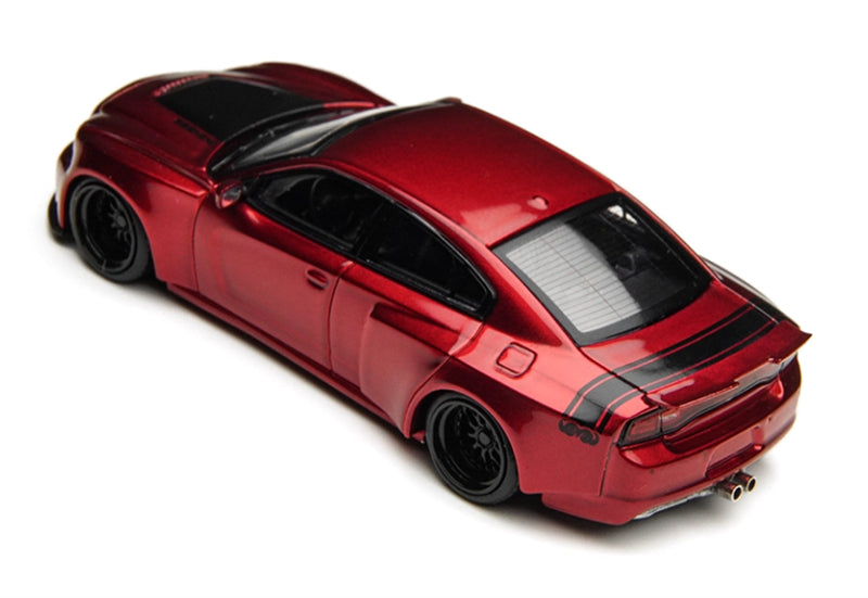 1:64 Dodge Charger Brawler red TimeMicro x PSC DESIGN DIECAST Civil Car Model