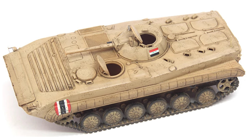 S-MODEL BMP-1 Iraqi Infantry Fighting Vehicle Desert color 1:72 Tank Pre-built Model