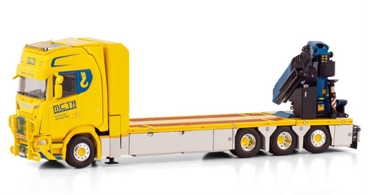 WSI SCANIA S CS20H 8X4 W/ LOADER CRANE + JIB MCT 1:50 Model