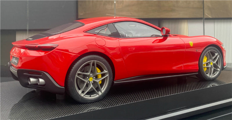 1:12 Ferrari Roma red Amalgam Hardtop Resin Car Model view5