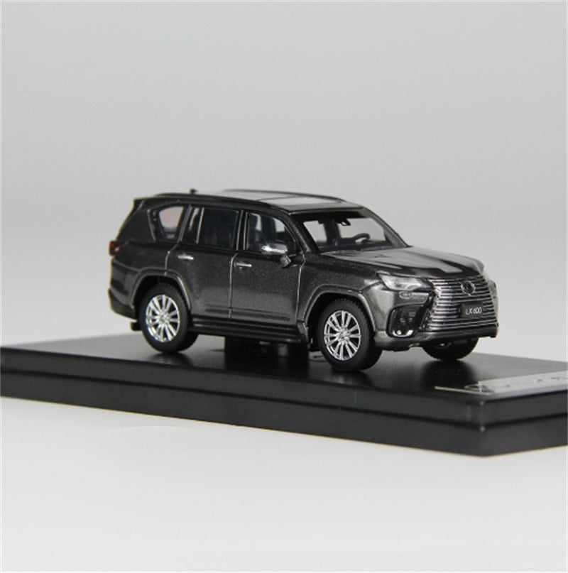 LCD-MODELS Lexus LX600 SUV Metallic Gray 1:64 car Pre-built Model view8