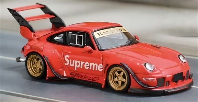 1:64 Porsche 911 RWB 993 Supreme Red SW DIECAST Model