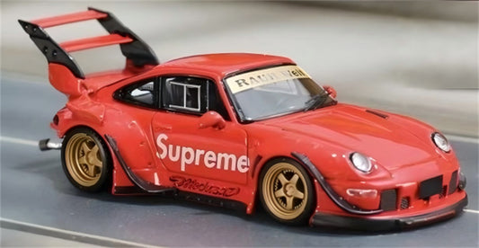 1:64 Porsche 911 RWB 993 Supreme Red SW DIECAST Model