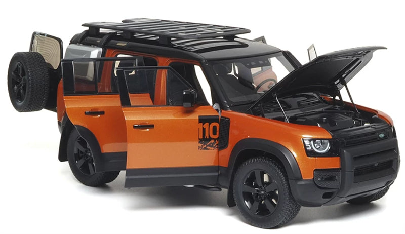 1:18 Land Rover Defender 110 2020 Orange/Black Almost Real Limited Edition 600PCS ONLY DIECAST Model