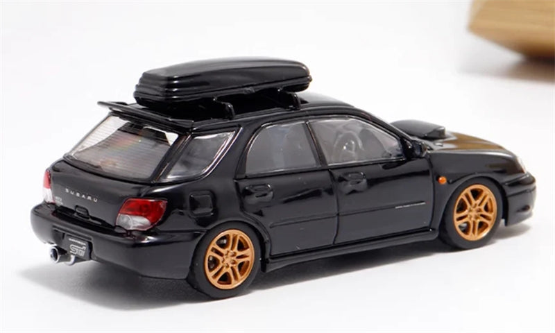 1:64 Subaru Impreza WRX STI 8th Generation Wagon  Black Furuya DIECAST Model