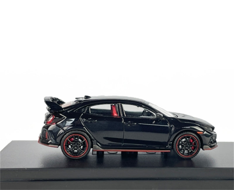 LCD-MODELS Honda Civic Type R FK8 Black 1:64 car Pre-built Model view5