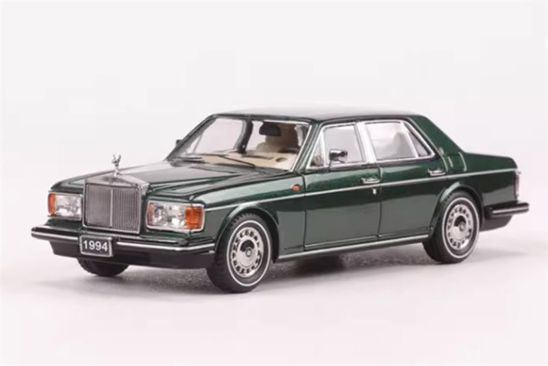 GFCC 1994 Rolls Royce Silver Spur III British Green White waistline Limited Edition LHD 1:64 car Pre-built Model view1