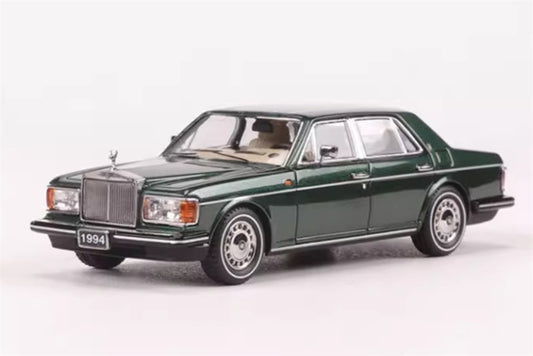 GFCC 1994 Rolls Royce Silver Spur III British Green White waistline Limited Edition LHD 1:64 car Pre-built Model view1