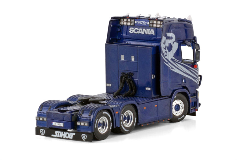 WSI SCANIA R HIGHLINE CR20H 6X4 Lasting & Transport ALTA 1:50 Truck Pre-built Model