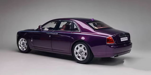 kyosho Rolls Royce RR ghost Nebula Purple 1:18car Pre-a Model