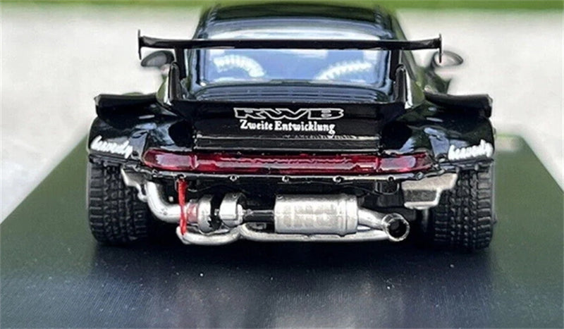 1:64 Porsche 911 RWB 993 Metallic Black SW DIECAST Model