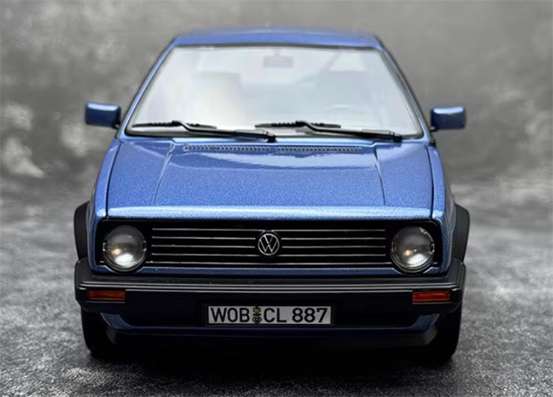 NOREV Volkswagen VW Golf 10 Million 1988 royal blue 1:18 Car Pre-built Model view9