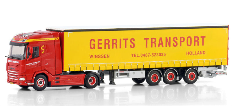 1:50 WSI DAF XG 4X2 TRIDEC CURTAINSIDE Gerrits Transport