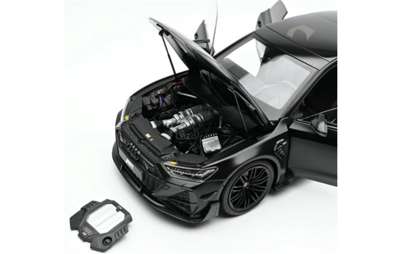 1:18 AUDI RS7 Sportback ABT  Half mute black KengFai modified version DIECAST Model