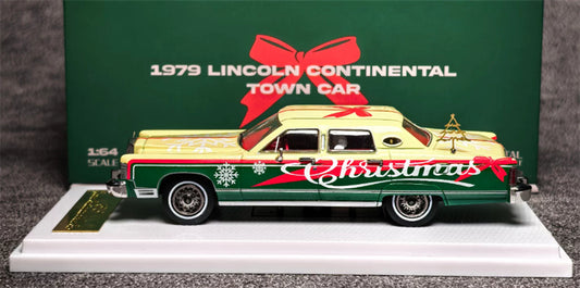 1:64 Lincoln Continental 1979 Christmas Turning Crush Limited Edition 999PCS ONLY DIECAST Civil Car Model