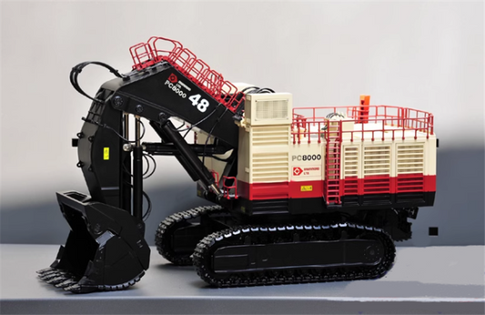 BYMO KOMATSU Excavator PC8000-6 Electric Shovel "Drummond " 1:50 Truck Pre-a Model