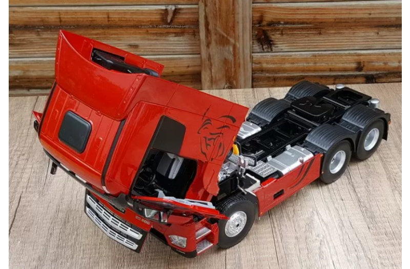 BAHMAN EMPPower Tractor Truck Red 1:24 Truck Pre-built Airliner Model Display view4
