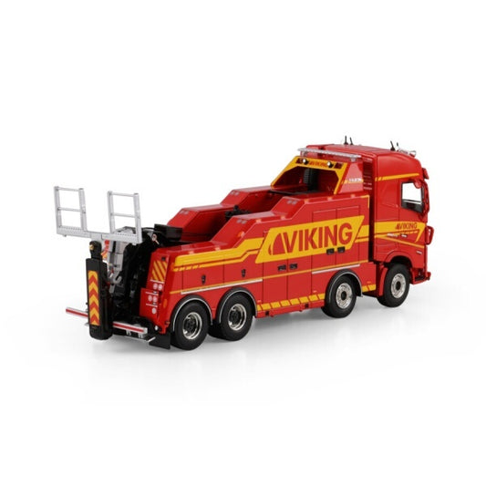 1:50 VOLVO VIKING SVERIGE FH5 FALKOM 8X4 WSI  Red Diecast Model