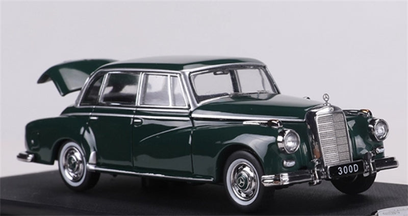 GFCC Mercedes Benz 300D 1959 classic car British Green LHD 1:64 car Pre-built Model view6