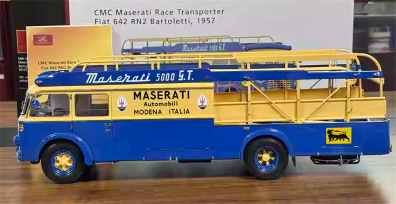 CMC Maserati Race Transporter Fiat 642 RN2 Bartoletti Automobili
Fiat 642 RN2 Bartoletti1957 Limited Edition 1:18 Truck Pre-built Model view6
