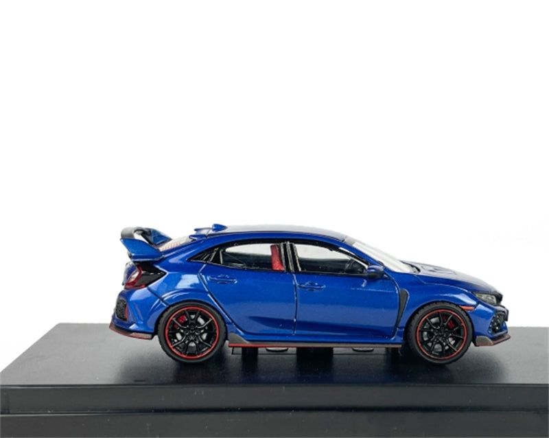 LCD-MODELS Honda Civic Type R FK8 Blue 1:64 car Pre-built Model view5