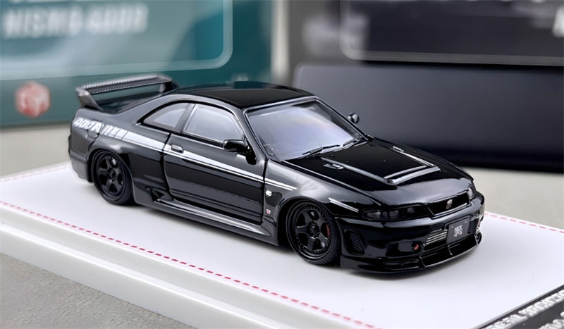 Focal Horizon Nissan Skyline GT-R R33 Nismo 400R Black Limited Edition 699PCS ONLY 1:64 Car Pre-built Model view3