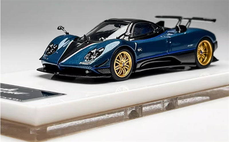 HH Model Pagani Zonda Tricolore Blue - Hardtop Edition 1:64 Car Pre-built Model view1