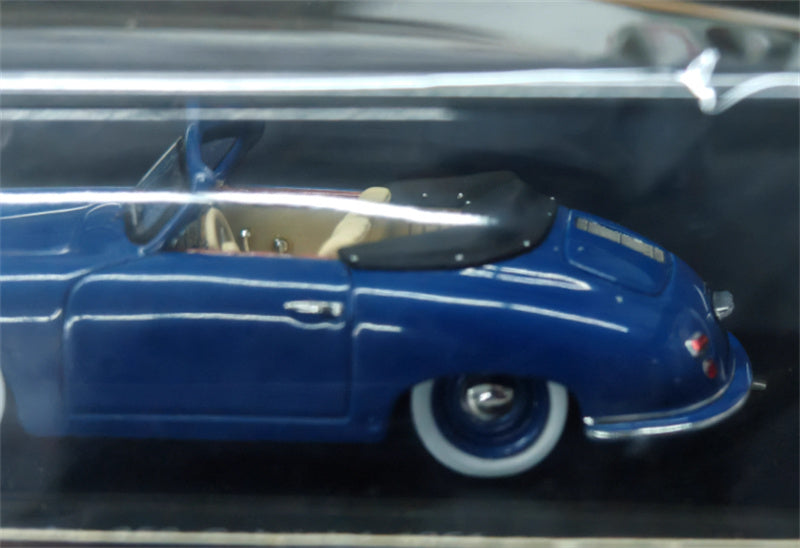 Spark Porsche 356 Cabriolet 1951 Blue 1:43 Car Pre-built Model view4