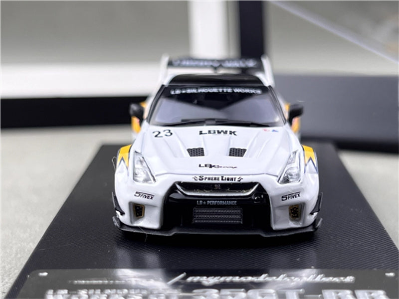 mymodelcollect Nissan 35GT-RR #23 LBWK Limited Edition lightning 1:64 Car Pre-built Model view7